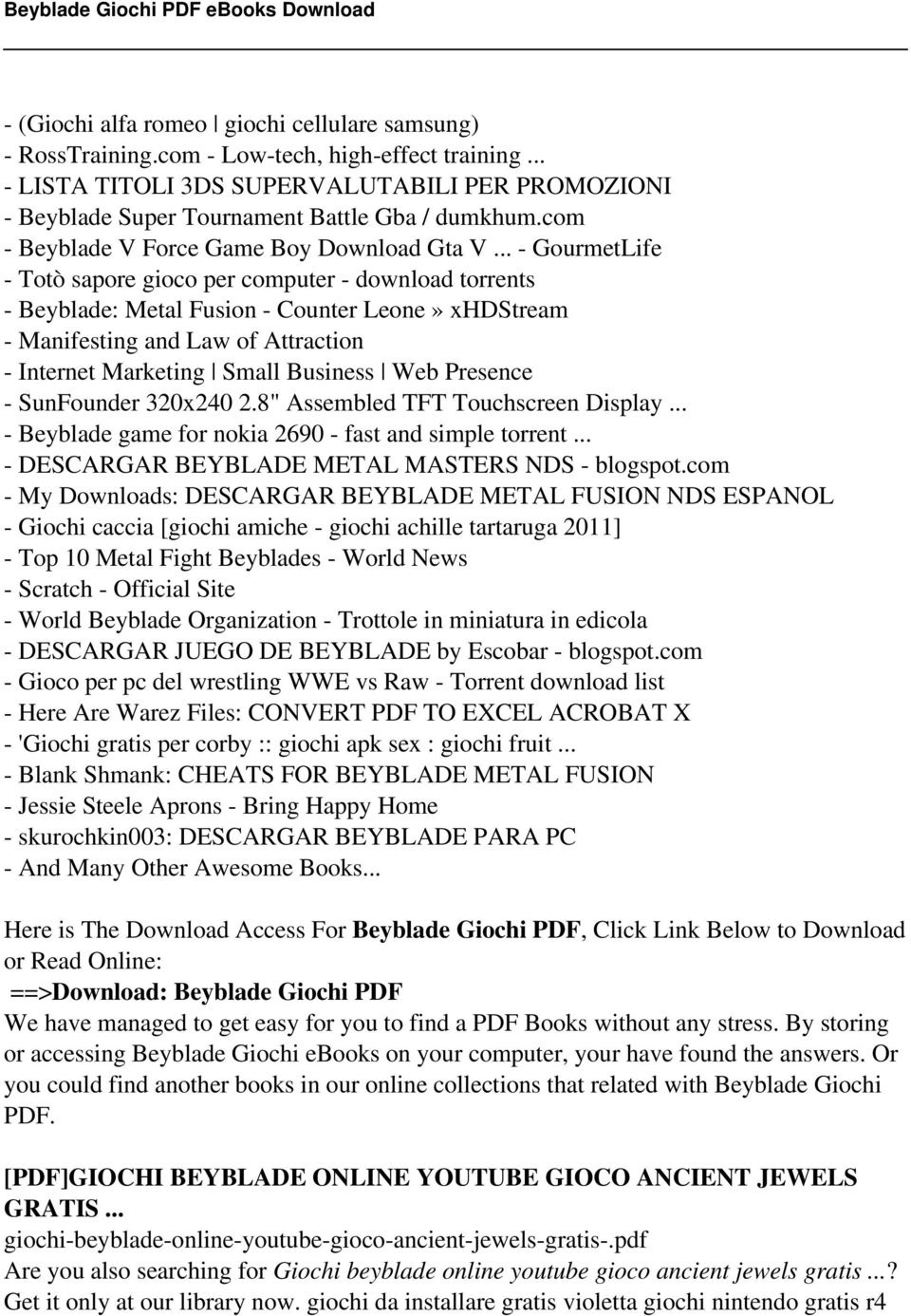 Beyblade All Seasons Free Download Torrent